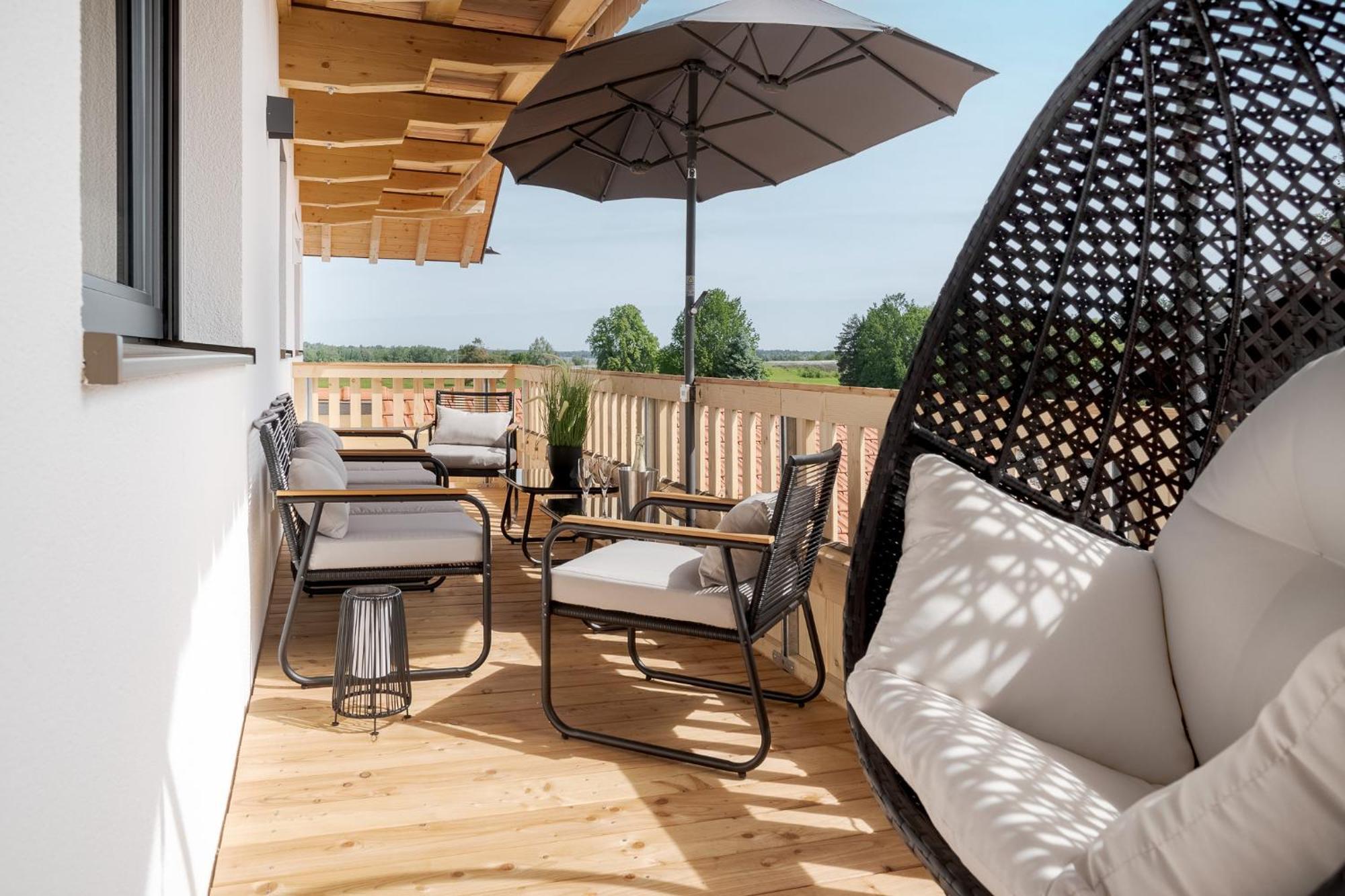 Fenjoy: Ferienapartment In Neubau / Balkon / Bbq Бернау-ам-Кімзе Екстер'єр фото