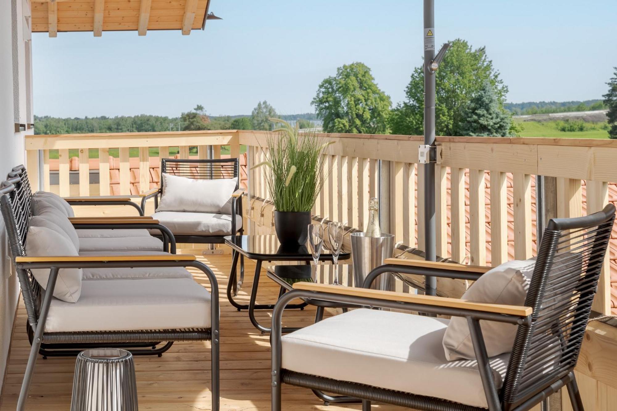 Fenjoy: Ferienapartment In Neubau / Balkon / Bbq Бернау-ам-Кімзе Екстер'єр фото